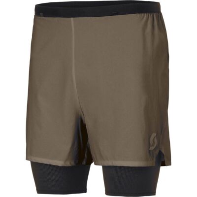 Scott - Short leggero e stretch - Endurance Tech Hybrid Shorts M Wood Grey/Black - Taglia M - Grigio Scott - Short leggero e stretch - Endurance Tech Hybrid Shorts M Wood Grey/Black - Taglia M - Grigio