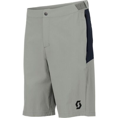 Scott - Short elasticizzato idrorepellente MTB - Vertic LT W/Pad Shorts M Spray Grey Dark Blue in Pelle - Taglia S - Grigio Scott - Short elasticizzato idrorepellente MTB - Vertic LT W/Pad Shorts M Spray Grey Dark Blue in Pelle - Taglia S - Grigio