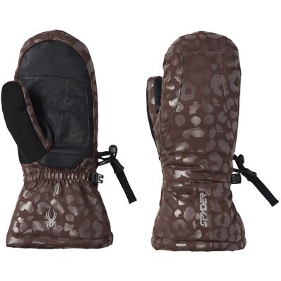 Spyder - Guanti impermeabili in Primaloft® - Inspire Ski Mittens W Leopard - Taglia XS - Viola Spyder - Guanti impermeabili in Primaloft® - Inspire Ski Mittens W Leopard - Taglia XS - Viola