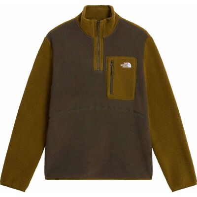 The North Face - Pile caldo e leggero - M Yumiori 1/4 Zip New Taupe Green - Taglia XL - Kaki The North Face - Pile caldo e leggero - M Yumiori 1/4 Zip New Taupe Green - Taglia XL - Kaki