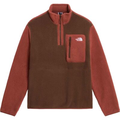 The North Face - Pile caldo e leggero - M Yumiori 1/4 Zip Smokey Brown Copper - Taglia S - Marrone The North Face - Pile caldo e leggero - M Yumiori 1/4 Zip Smokey Brown Copper - Taglia S - Marrone