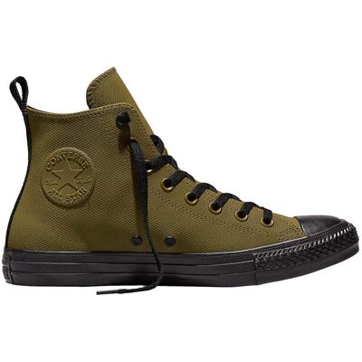 Converse - Scarpe da ginnastica alte in tela - Chuck Taylor All Star TecTuff Bog Down/Black/Black per Uomo - Taglia 42 - Kaki Converse - Scarpe da ginnastica alte in tela - Chuck Taylor All Star TecTuff Bog Down/Black/Black per Uomo - Taglia 42 - Kaki