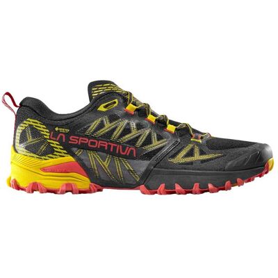 La Sportiva - Scarpe da trail in GORE-TEX® - Bushido III GTX Black/Yellow - Taglia 41,5 - Nero La Sportiva - Scarpe da trail in GORE-TEX® - Bushido III GTX Black/Yellow - Taglia 41,5 - Nero