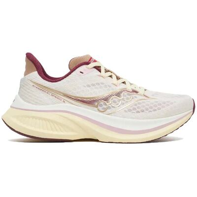 Saucony - Scarpe da running - Endorphin Speed 5 Ivory/Maroon - Taglia 38.5 - Beige Saucony - Scarpe da running - Endorphin Speed 5 Ivory/Maroon - Taglia 38.5 - Beige