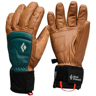 Black Diamond - Guanti caldi e isolanti in PrimaLoft® - W Spark Gloves Rye Deep Woods in Pelle - Taglia L - Marrone Black Diamond - Guanti caldi e isolanti in PrimaLoft® - W Spark Gloves Rye Deep Woods in Pelle - Taglia L - Marrone