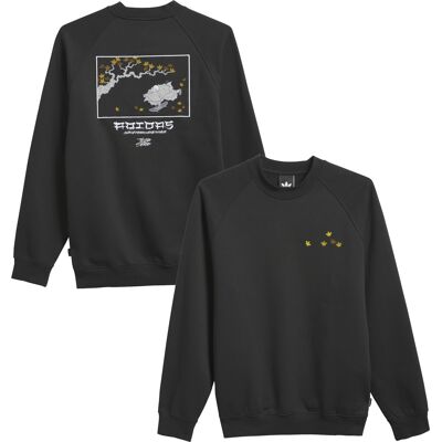 Adidas Originals - Felpa casual - Temple Of Skate Pushing Crewneck Black per Uomo in Cotone - Taglia M - Nero Adidas Originals - Felpa casual - Temple Of Skate Pushing Crewneck Black per Uomo in Cotone - Taglia M - Nero