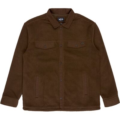 Billabong - Surchemise en polaire et velourss côtelé - Fairbanks Overshirt Dark Cedar per Uomo in Cotone - Taglia XL - Marrone Billabong - Surchemise en polaire et velourss côtelé - Fairbanks Overshirt Dark Cedar per Uomo in Cotone - Taglia XL - Marrone