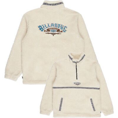 Billabong - Polaire sherpa demi-zippée - Tombstone Half Zip Oatmeal per Uomo - Taglia XL - Bianco Billabong - Polaire sherpa demi-zippée - Tombstone Half Zip Oatmeal per Uomo - Taglia XL - Bianco