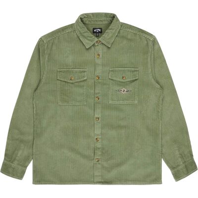 Billabong - Chemise manches longues en velours côtelé - Bong Days Corduroy Shirt Hedge Green per Uomo in Cotone - Taglia L - Verde Billabong - Chemise manches longues en velours côtelé - Bong Days Corduroy Shirt Hedge Green per Uomo in Cotone - Taglia L - Verde
