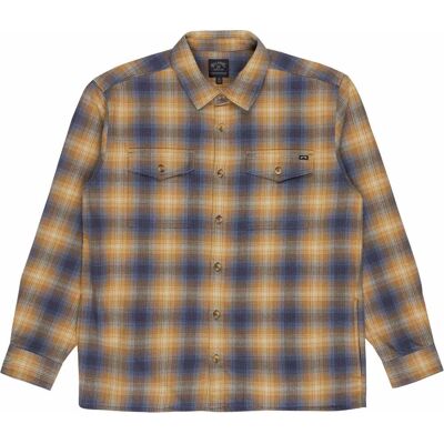Billabong - Chemise manches longues en coton - Ventura Overshirt Blue Graphite per Uomo in Cotone - Taglia L Billabong - Chemise manches longues en coton - Ventura Overshirt Blue Graphite per Uomo in Cotone - Taglia L