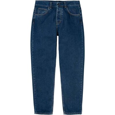 Carhartt WIP - Jeans casual in cotone biologico - Newel Pant Denim Blue Stone Washed per Uomo in Cotone - Taglia 34 US Carhartt WIP - Jeans casual in cotone biologico - Newel Pant Denim Blue Stone Washed per Uomo in Cotone - Taglia 34 US