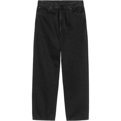 Carhartt WIP - Jeans dalla vestibilità classica - Aaron Pant Denim Black Stone Washed per Uomo in Cotone - Taglia 30 US - Nero Carhartt WIP - Jeans dalla vestibilità classica - Aaron Pant Denim Black Stone Washed per Uomo in Cotone - Taglia 30 US - Nero