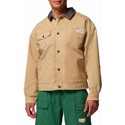 Columbia - Giacca 3 in 1 in Cotone - Acker Rock Twill Interchange Jacket Beach Shark per Uomo in Cotone - Taglia S - Beige Columbia - Giacca 3 in 1 in Cotone - Acker Rock Twill Interchange Jacket Beach Shark per Uomo in Cotone - Taglia S - Beige