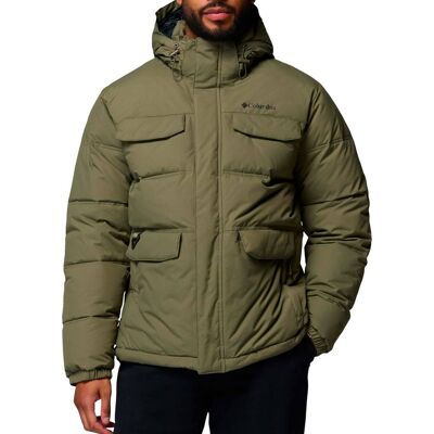 Columbia - Piumino isolante - Landroamer Puffer Jacket Stone Green per Uomo in Poliestere Riciclato - Taglia M - Kaki Columbia - Piumino isolante - Landroamer Puffer Jacket Stone Green per Uomo in Poliestere Riciclato - Taglia M - Kaki