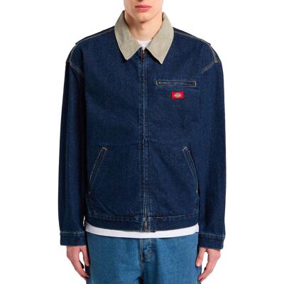 Dickies - Giacca in jeans - Denim Painter Jacket Dark Indigo per Uomo in Cotone - Taglia L - Blu Dickies - Giacca in jeans - Denim Painter Jacket Dark Indigo per Uomo in Cotone - Taglia L - Blu