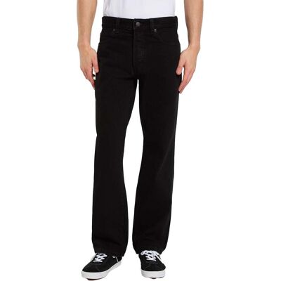 Dickies - Jeans robusti dal taglio dritto - 983 Regular Straight Jeans Black Wash per Uomo in Cotone - Taglia 34 US - Nero Dickies - Jeans robusti dal taglio dritto - 983 Regular Straight Jeans Black Wash per Uomo in Cotone - Taglia 34 US - Nero
