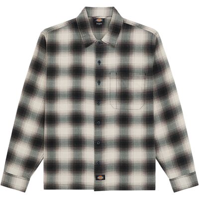Dickies - Camicia casual in flanella - Gulfport Flannel Shirt Black per Uomo in Cotone - Taglia L - Nero Dickies - Camicia casual in flanella - Gulfport Flannel Shirt Black per Uomo in Cotone - Taglia L - Nero