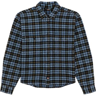 Dickies - Camicia casual in flanella - Dad Flannel Shirt Black per Uomo in Cotone - Taglia M - Nero Dickies - Camicia casual in flanella - Dad Flannel Shirt Black per Uomo in Cotone - Taglia M - Nero