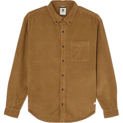 Element - Camicia in velluto a coste - Button Down Regular Corduroy Shirt Sepia per Uomo in Cotone - Taglia M - Marrone Element - Camicia in velluto a coste - Button Down Regular Corduroy Shirt Sepia per Uomo in Cotone - Taglia M - Marrone