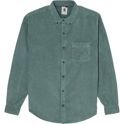 Element - Camicia in velluto a coste - Button Down Regular Corduroy Shirt Dark Slate per Uomo in Cotone - Taglia M - Grigio Element - Camicia in velluto a coste - Button Down Regular Corduroy Shirt Dark Slate per Uomo in Cotone - Taglia M - Grigio