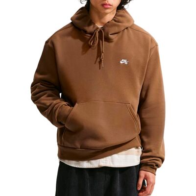 SB - Felpa con cappuccio in tessuto Fleece - U Nike SB Fleece Pullover Hoodie Essentiel Logo Mosswood Brown White per Uomo in Cotone - Taglia L - Marrone SB - Felpa con cappuccio in tessuto Fleece - U Nike SB Fleece Pullover Hoodie Essentiel Logo Mosswood Brown White per Uomo in Cotone - Taglia L - Marrone