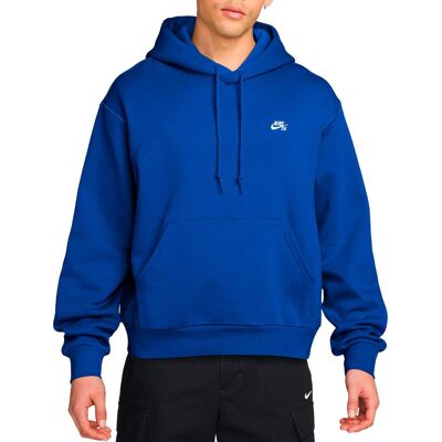 SB - Felpa con cappuccio in tessuto Fleece - U Nike SB Fleece Pullover Hoodie Essentiel Logo Old Royal White per Uomo in Cotone - Taglia M - Blu SB - Felpa con cappuccio in tessuto Fleece - U Nike SB Fleece Pullover Hoodie Essentiel Logo Old Royal White per Uomo in Cotone - Taglia M - Blu