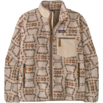 Patagonia - Giacca di pile calda e antivento - M's Classic Retro-X Jkt Snowshoe Hare Natural per Uomo - Taglia S - Beige Patagonia - Giacca di pile calda e antivento - M's Classic Retro-X Jkt Snowshoe Hare Natural per Uomo - Taglia S - Beige