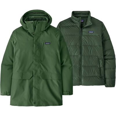 Patagonia - Parka caldo e impermeabile - M's Tres 3-in-1 Parka Treeline Green per Uomo - Taglia L - Verde Patagonia - Parka caldo e impermeabile - M's Tres 3-in-1 Parka Treeline Green per Uomo - Taglia L - Verde