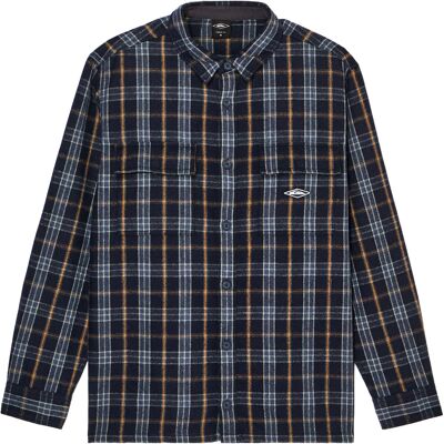Quiksilver - Chemise en laine - Diamond Wool Shirt Dark Navy Diamond Check per Uomo in Nylon - Taglia M - Blu navy Quiksilver - Chemise en laine - Diamond Wool Shirt Dark Navy Diamond Check per Uomo in Nylon - Taglia M - Blu navy