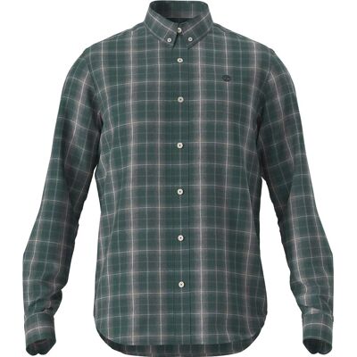 Timberland - Camicia in flanella di cotone - Flannel Check Shirt Sycamore Yd per Uomo in Cotone - Taglia L - Verde Timberland - Camicia in flanella di cotone - Flannel Check Shirt Sycamore Yd per Uomo in Cotone - Taglia L - Verde