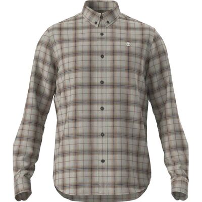 Timberland - Camicia in flanella di cotone - Flannel Check Shirt White Smoke Yd per Uomo in Cotone - Taglia M - Beige Timberland - Camicia in flanella di cotone - Flannel Check Shirt White Smoke Yd per Uomo in Cotone - Taglia M - Beige