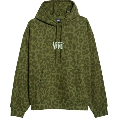 Vans - Felpa con cappuccio - Tonal Print Pullover Green Balsam per Uomo in Pelle - Taglia L - Verde Vans - Felpa con cappuccio - Tonal Print Pullover Green Balsam per Uomo in Pelle - Taglia L - Verde