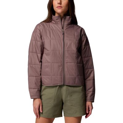 Columbia - Piumino resistente - Sienna Hill Quilted Jacket Iron per Donne in Nylon - Taglia XS - Beige Columbia - Piumino resistente - Sienna Hill Quilted Jacket Iron per Donne in Nylon - Taglia XS - Beige