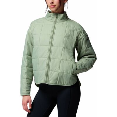 Columbia - Piumino resistente - Sienna Hill Quilted Jacket Safari per Donne in Nylon - Taglia S - Verde Columbia - Piumino resistente - Sienna Hill Quilted Jacket Safari per Donne in Nylon - Taglia S - Verde