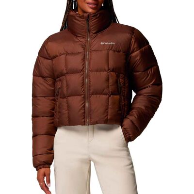 Columbia - Piumino corto idrorepellente - Puffect III Cropped Jacket Tobacco per Donne in Nylon - Taglia XS - Marrone Columbia - Piumino corto idrorepellente - Puffect III Cropped Jacket Tobacco per Donne in Nylon - Taglia XS - Marrone