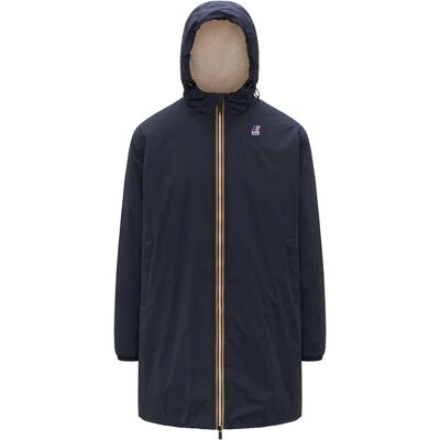 K-Way - Giacca lunga isolata e impermeabile - Le Vrai 4.0 Eiffel East Orsetto Blue Depth in Nylon - Taglia L - Blu navy K-Way - Giacca lunga isolata e impermeabile - Le Vrai 4.0 Eiffel East Orsetto Blue Depth in Nylon - Taglia L - Blu navy