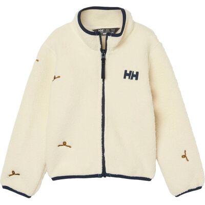 Helly Hansen - Pile sherpa con zip - K Frosty Pile Jacket Cream Emb in Poliestere Riciclato - Taglia 4a - Beige Helly Hansen - Pile sherpa con zip - K Frosty Pile Jacket Cream Emb in Poliestere Riciclato - Taglia 4a - Beige
