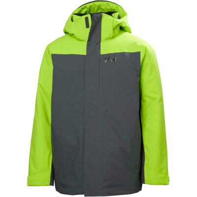 Helly Hansen - Giacca da sci impermeabile e isolante in Primaloft® - Jr Orionpeak Jacket Thunder Grey in Pelle - Taglia Bambino 10a - Verde Helly Hansen - Giacca da sci impermeabile e isolante in Primaloft® - Jr Orionpeak Jacket Thunder Grey in Pelle - Taglia Bambino 10a - Verde