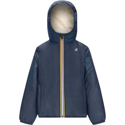 K-Way - Giacca isolante, impermeabile, antivento - P. Le Vrai 4.0 Claude Orsetto Blue Depth in Pelle - Taglia 14a - Blu navy K-Way - Giacca isolante, impermeabile, antivento - P. Le Vrai 4.0 Claude Orsetto Blue Depth in Pelle - Taglia 14a - Blu navy