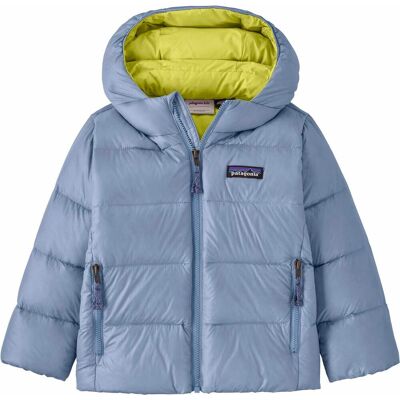 Patagonia - Piumino caldo - Baby Hi-Loft Down Sweater Hoody Barnacle Blue in Pelle - Taglia Bambino 2a Patagonia - Piumino caldo - Baby Hi-Loft Down Sweater Hoody Barnacle Blue in Pelle - Taglia Bambino 2a