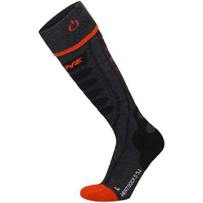 Lenz - Calze riscaldanti - Heat Sock 5.1 Toe Cap Anthracite/Red - Taglia 42-44 - Grigio Lenz - Calze riscaldanti - Heat Sock 5.1 Toe Cap Anthracite/Red - Taglia 42-44 - Grigio