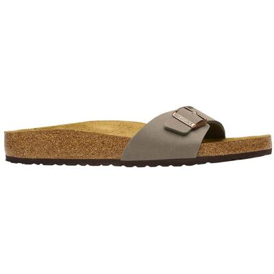 Birkenstock - Mule in suede sintetico - Madrid BFBC Regular Stone per Donne in Pelle - Taglia 42 - Kaki Birkenstock - Mule in suede sintetico - Madrid BFBC Regular Stone per Donne in Pelle - Taglia 42 - Kaki
