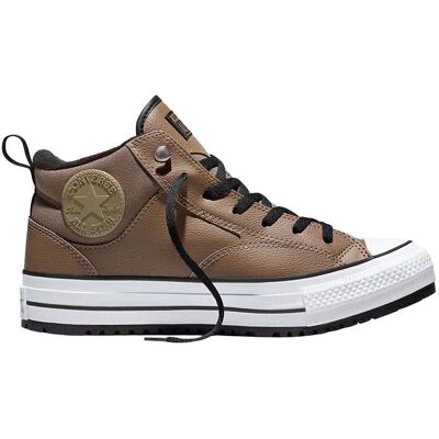 Converse - Scarpe idrorepellenti e calde - Chuck Taylor All Star Malden Street Boot Taupe/Black/White per Uomo in Pelle - Taglia 42.5 - Marrone Converse - Scarpe idrorepellenti e calde - Chuck Taylor All Star Malden Street Boot Taupe/Black/White per Uomo in Pelle - Taglia 42.5 - Marrone