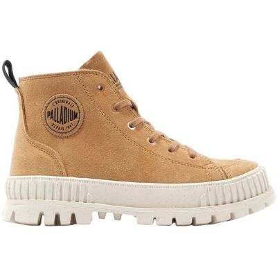 Palladium - Scarpe alte in suede - Pallashock Zip Warm Dear Brown per Donne in Pelle - Taglia 38 - Marrone Palladium - Scarpe alte in suede - Pallashock Zip Warm Dear Brown per Donne in Pelle - Taglia 38 - Marrone
