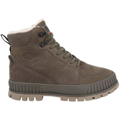 Palladium - Scarpe alte in pelle - Pallashock Warm Wp Major Brown per Donne in Cotone - Taglia 43 - Marrone Palladium - Scarpe alte in pelle - Pallashock Warm Wp Major Brown per Donne in Cotone - Taglia 43 - Marrone