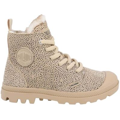 Palladium - Scarpe alte in pelle - Pampa Hi Zip Wl Leo W Warm Sand per Donne in Pelle - Taglia 38 - Beige Palladium - Scarpe alte in pelle - Pampa Hi Zip Wl Leo W Warm Sand per Donne in Pelle - Taglia 38 - Beige