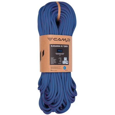 Camp - Corda singola da arrampicata e alpinismo - Kasama 9.7 Dry Blue Red in Pelle - Taglia 60 m Camp - Corda singola da arrampicata e alpinismo - Kasama 9.7 Dry Blue Red in Pelle - Taglia 60 m