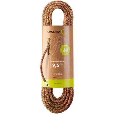 Edelrid - Corda singola da arrampicata - Eagle Lite Protect Eco Dry 9,5Mm Neon Pink-Neon Green in Pelle - Taglia 60 m - Arancione Edelrid - Corda singola da arrampicata - Eagle Lite Protect Eco Dry 9,5Mm Neon Pink-Neon Green in Pelle - Taglia 60 m - Arancione