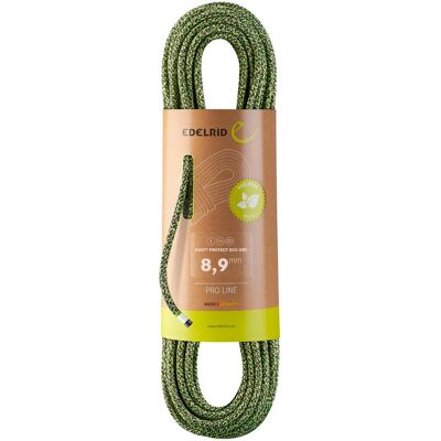 Edelrid - Corda da arrampicata e alpinismo - Swift Protect Eco Dry 8,9Mm Night-Green in Pelle - Taglia 30 m - Verde Edelrid - Corda da arrampicata e alpinismo - Swift Protect Eco Dry 8,9Mm Night-Green in Pelle - Taglia 30 m - Verde