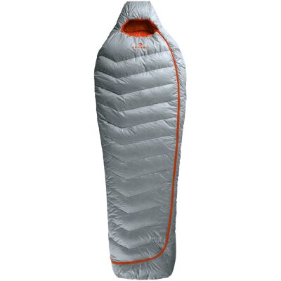Ferrino - Sacco a pelo 4 stagioni - Lightec -12° C Down Light Grey in Cotone - Taglia Regular - Grigio Ferrino - Sacco a pelo 4 stagioni - Lightec -12° C Down Light Grey in Cotone - Taglia Regular - Grigio